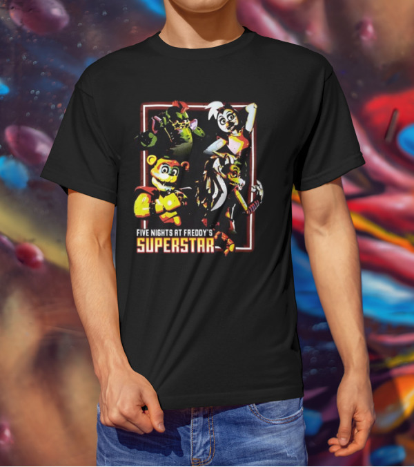 Five Nights At Freddy's Superstar Characters T-Shirt