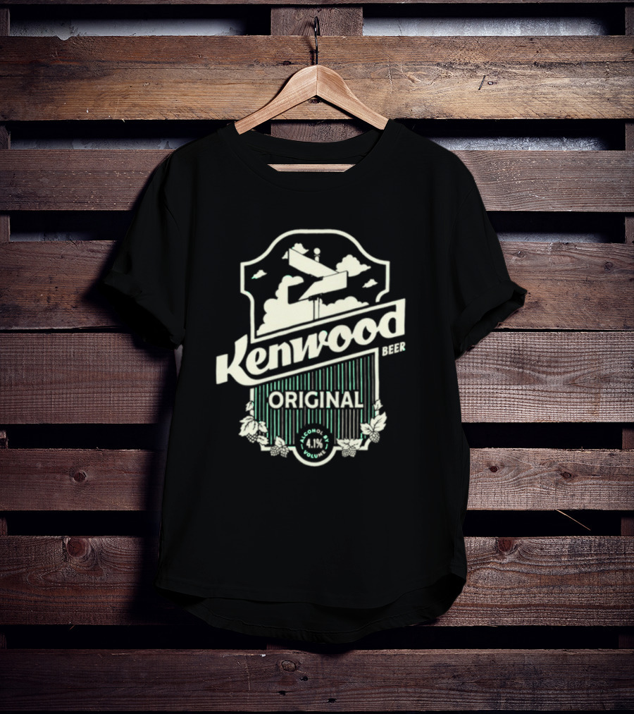 Kenwood Beer Original Kelly Green Alcohol Volume 4.1% T-Shirt