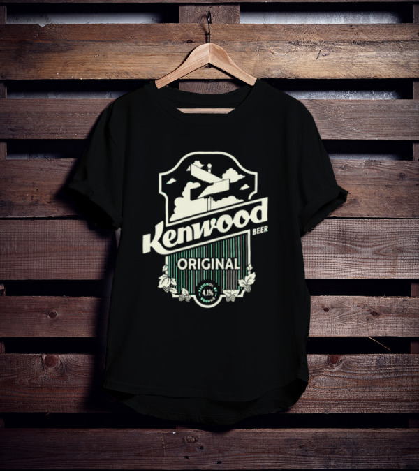 Kenwood Beer Original Kelly Green Alcohol Volume 4.1% T-Shirt