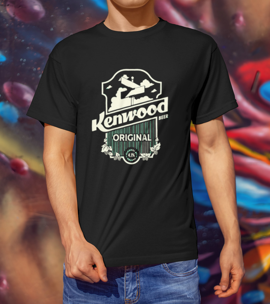 Kenwood Beer Original Kelly Green Alcohol Volume 4.1% T-Shirt