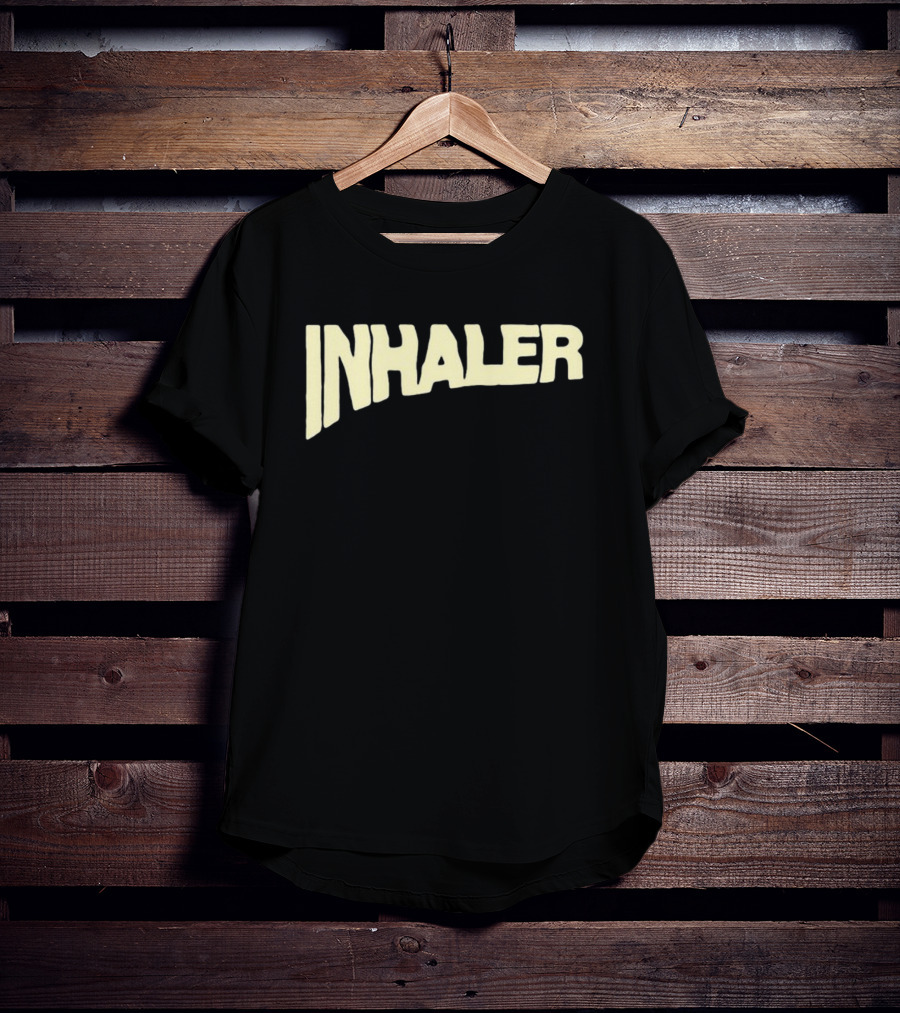 Inhaler Glas-Gow In Ecstasy Neon Typography T-Shirt
