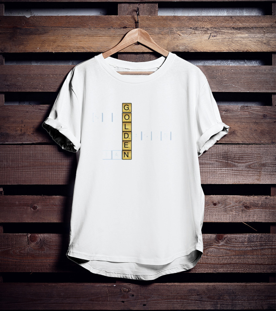 Niico Golden Dansby Ian Scrabble Tiles Crossword T-Shirt