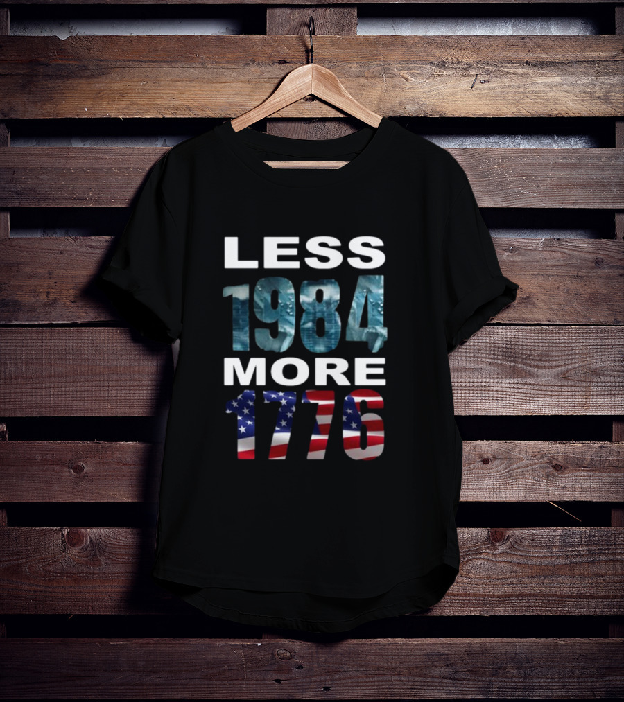Less 1984 More 1776 Hi-Rez The Rapper Patriotic Call For Freedom T-Shirt