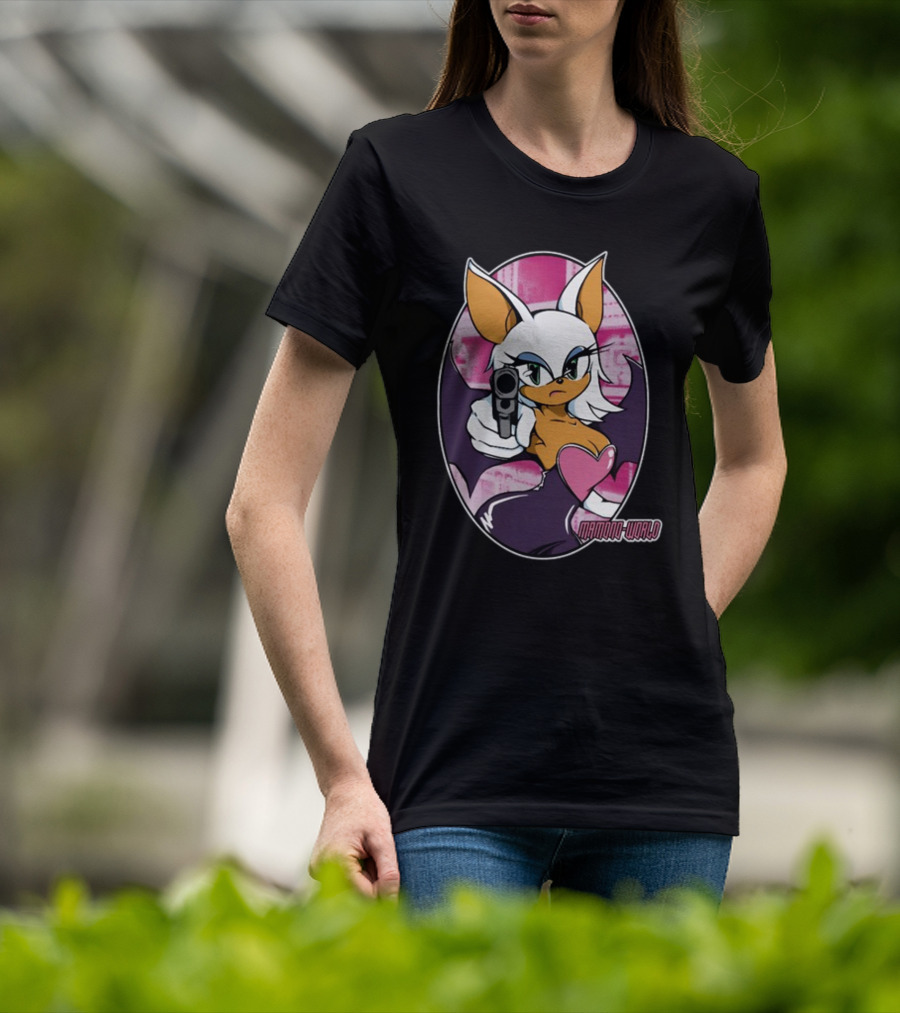 Rouge The Bat Mamono World Crossover T-Shirt