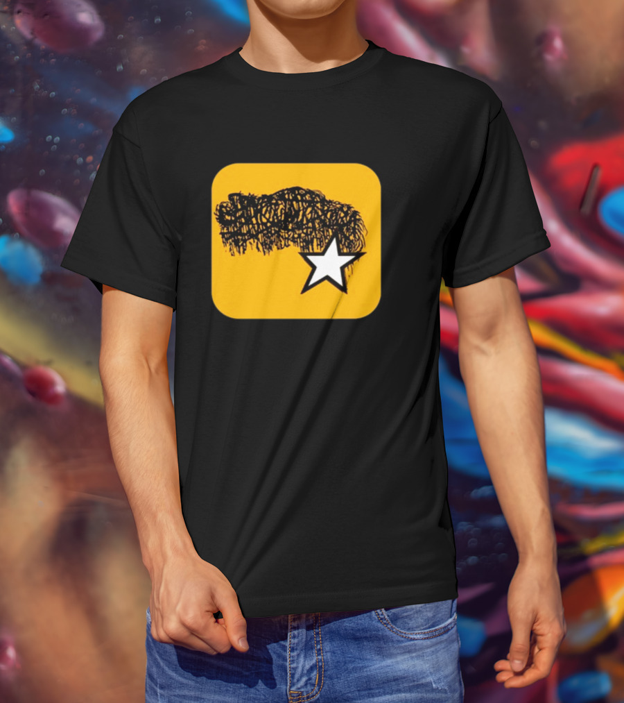 Sanguisugabogg Boggstar Scribble Hair With Star T-Shirt