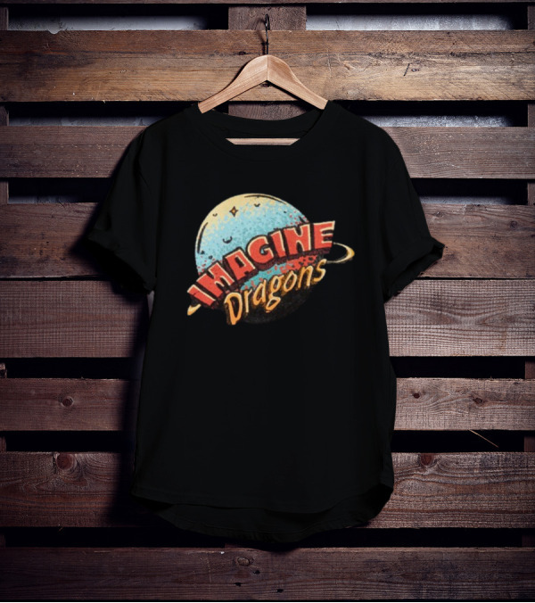 Imagine Dragons Retro Planet T-Shirt