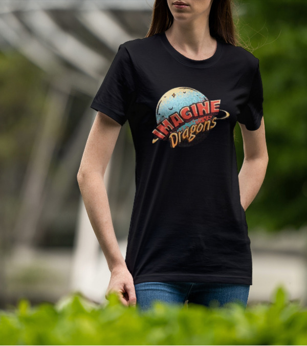 Imagine Dragons Retro Planet T-Shirt