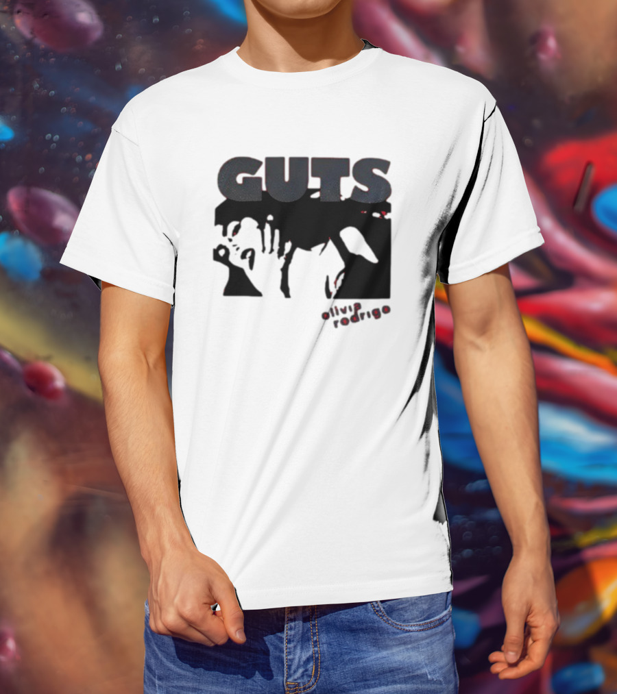 Guts Red Glittering Shadowy T-Shirt