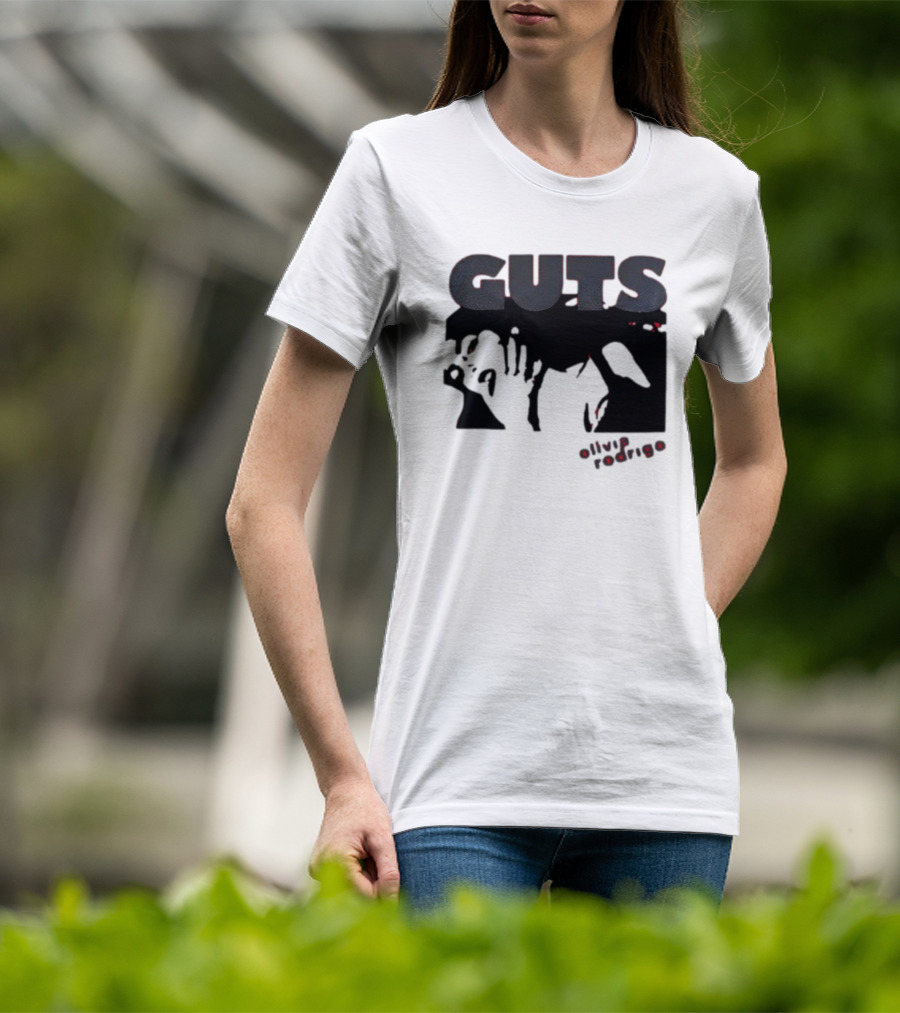 Guts Red Glittering Shadowy T-Shirt