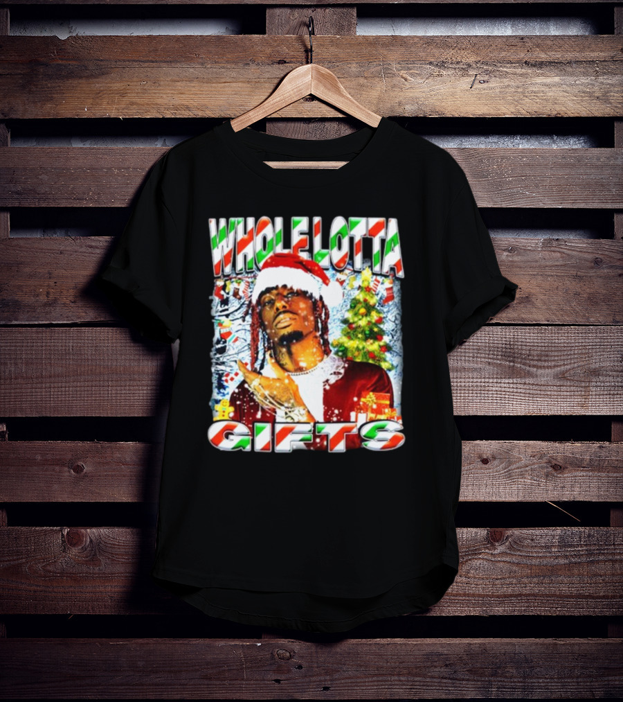 Whole Lotta Gifts Christmas Santa T-Shirt