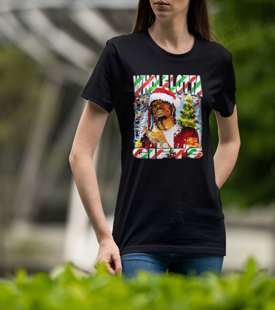 Whole Lotta Gifts Christmas Santa T-Shirt