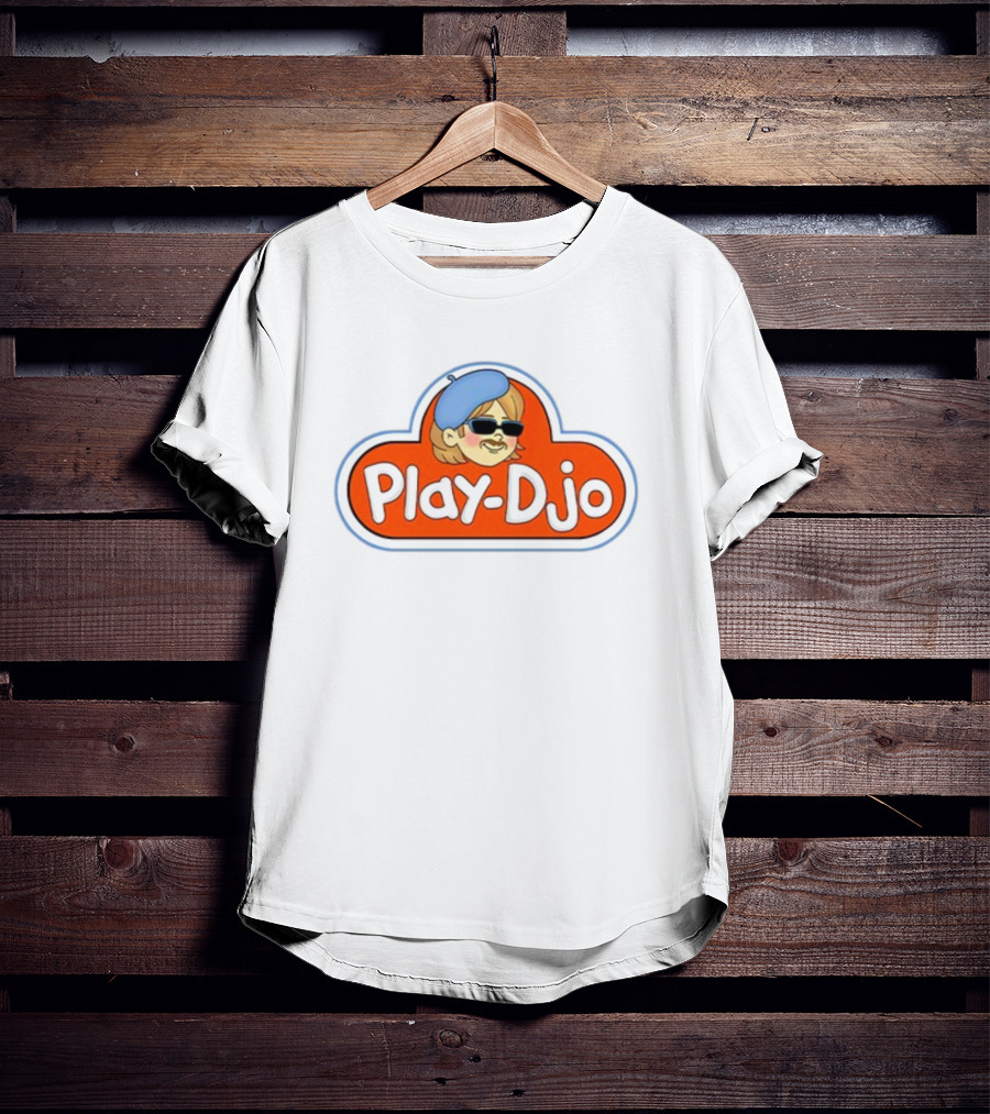 Play Djo Joe Keery Beret Sunglasses Cartoon T-Shirt