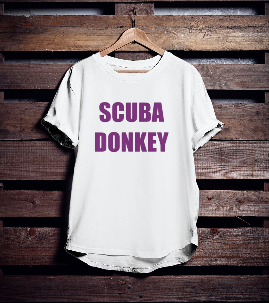 ICarly Scuba Donkey Purple Text T-Shirt