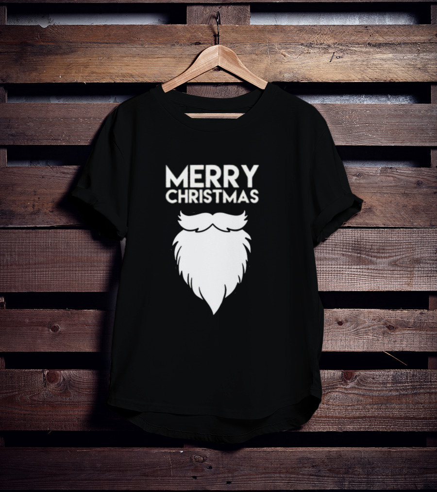 Merry Christmas Santa Beard T-Shirt