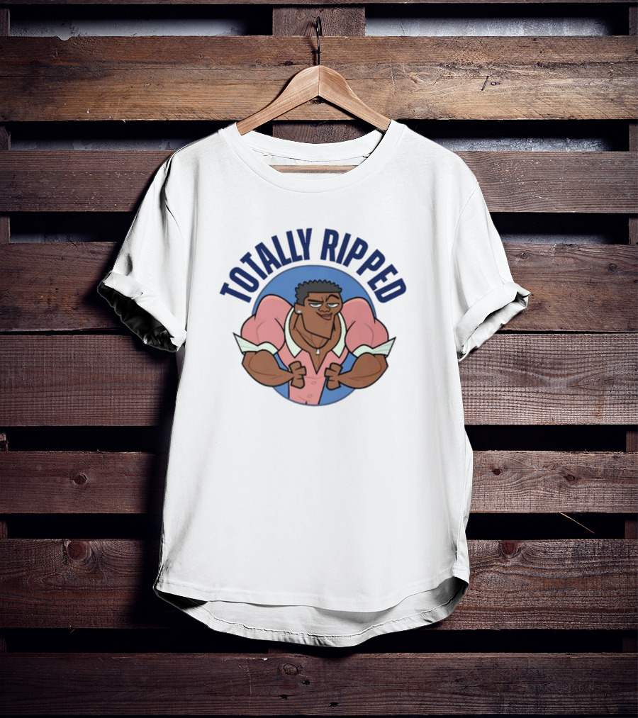 Total Drama Island Character Flexing Muscles Totally Ripped T-Shirt