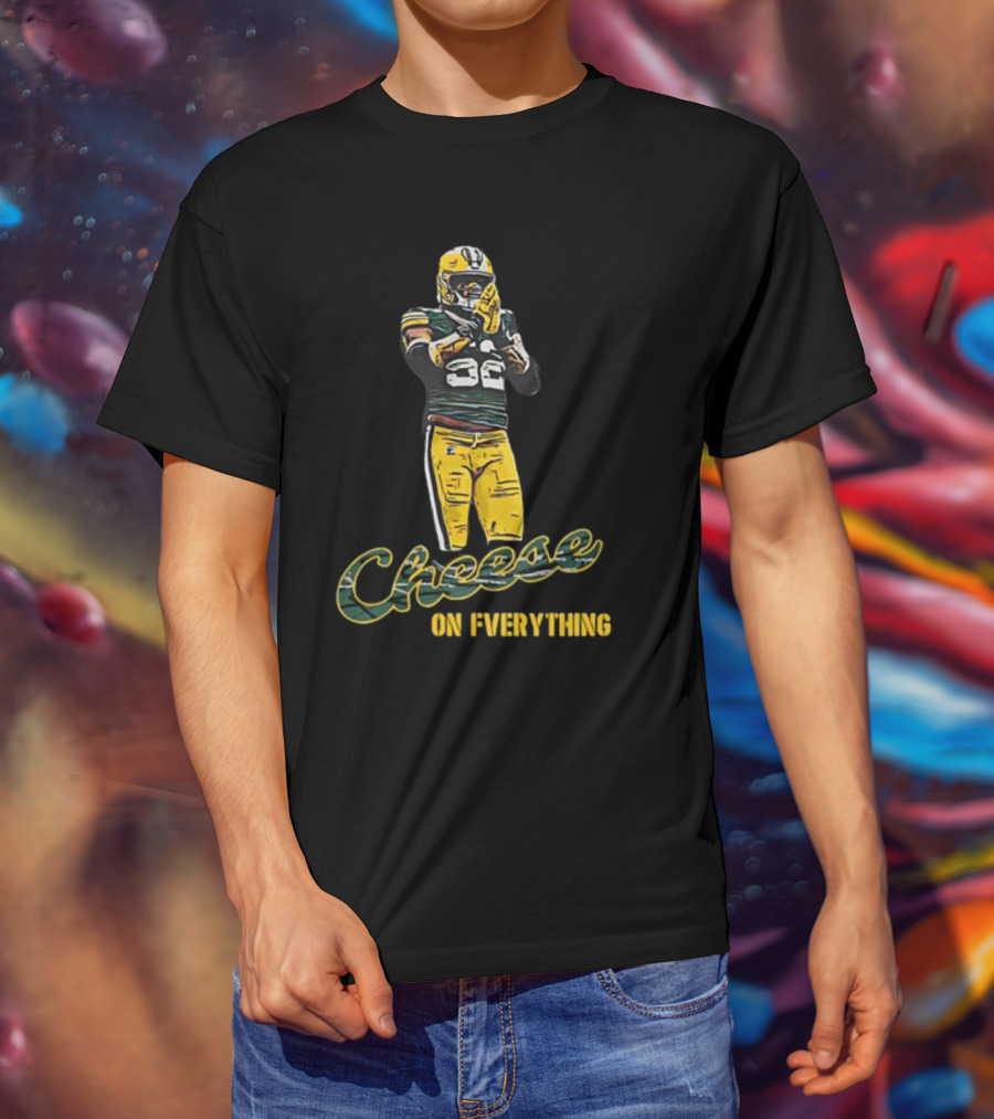 Cheese On Everything Rashan Gary Packers Fan Gear T-Shirt