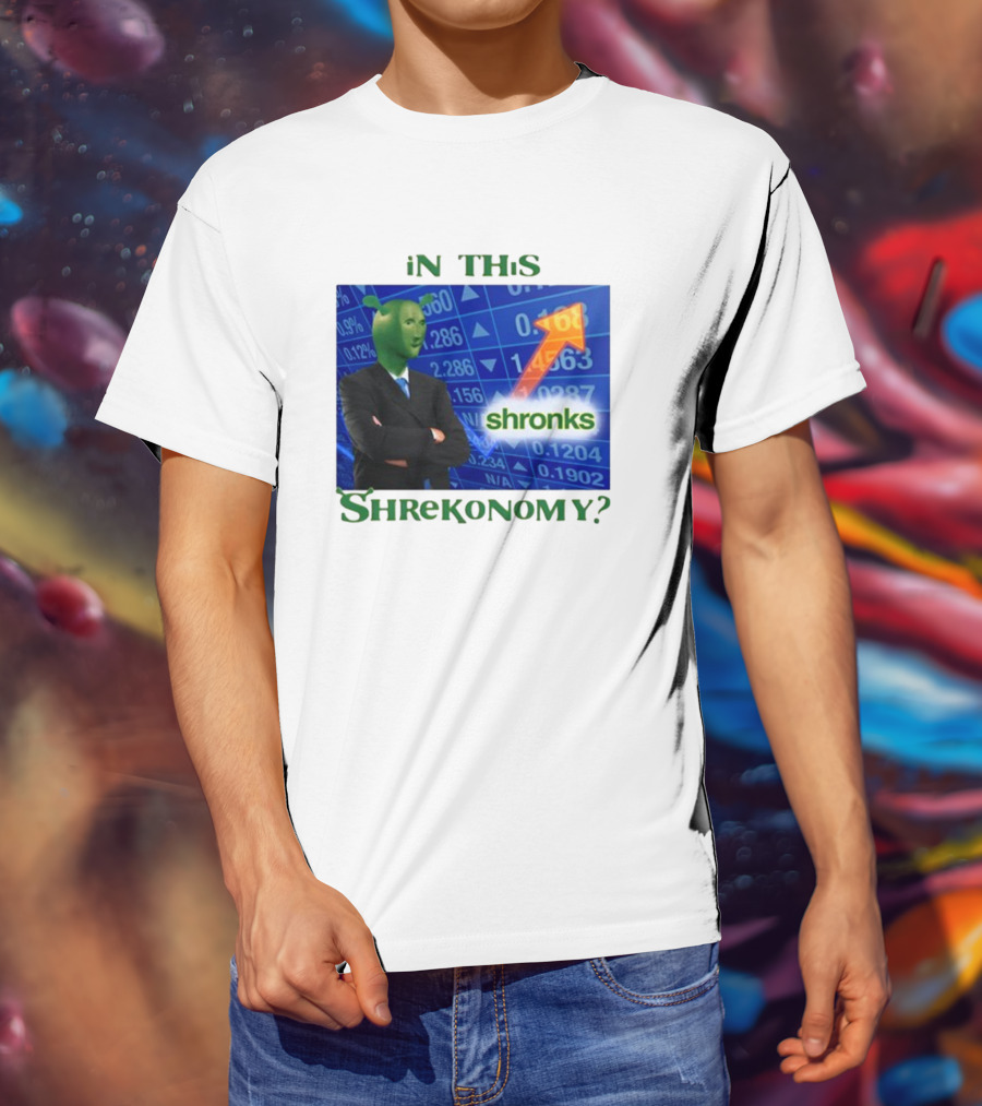 Shirts That Go Hard Shronks In This Shrekonomy Stock Market T-Shirt