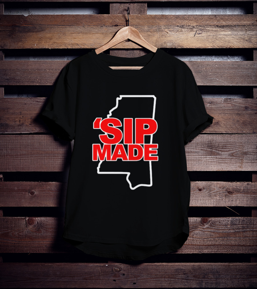 Kelvin Bolden 'Sip Made Mississippi State Outline T-Shirt