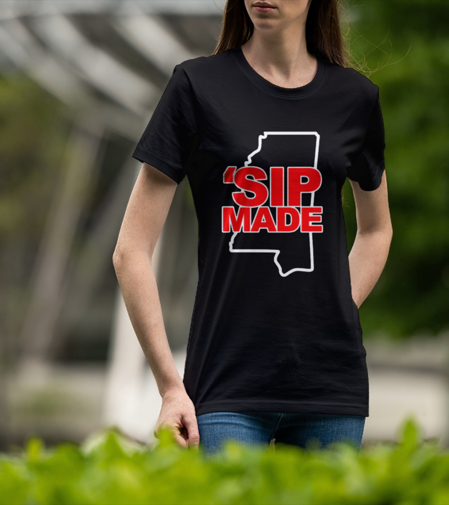 Kelvin Bolden 'Sip Made Mississippi State Outline T-Shirt