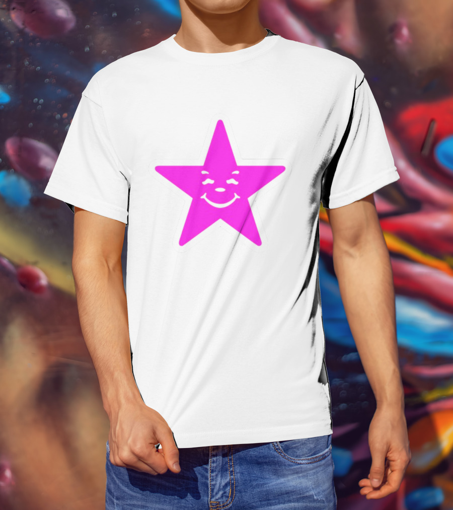 Austin Babbitt Asspizza Smiling Star Pink T-Shirt