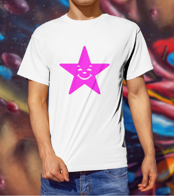 Austin Babbitt Asspizza Smiling Star Pink T-Shirt