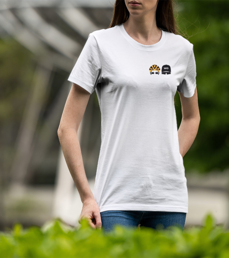 Watts Occurring Yellow Helmet WO Cap Cycling T-Shirt