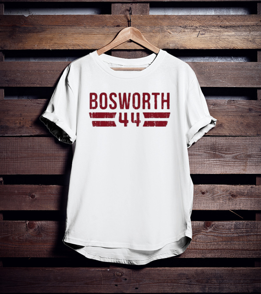 Bosworth 44 Distressed Stripes Retro Sports T-Shirt