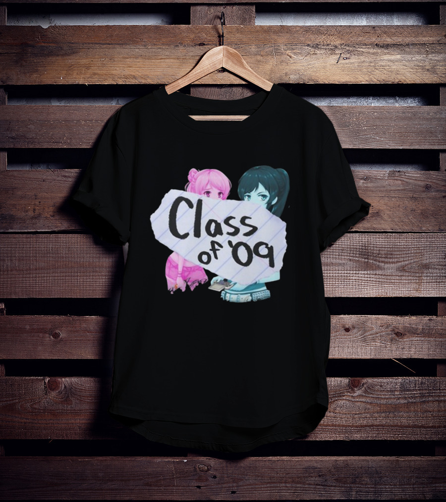 Class Of '09 Elsie Lovelock Color Girl Anime Style Duo T-Shirt