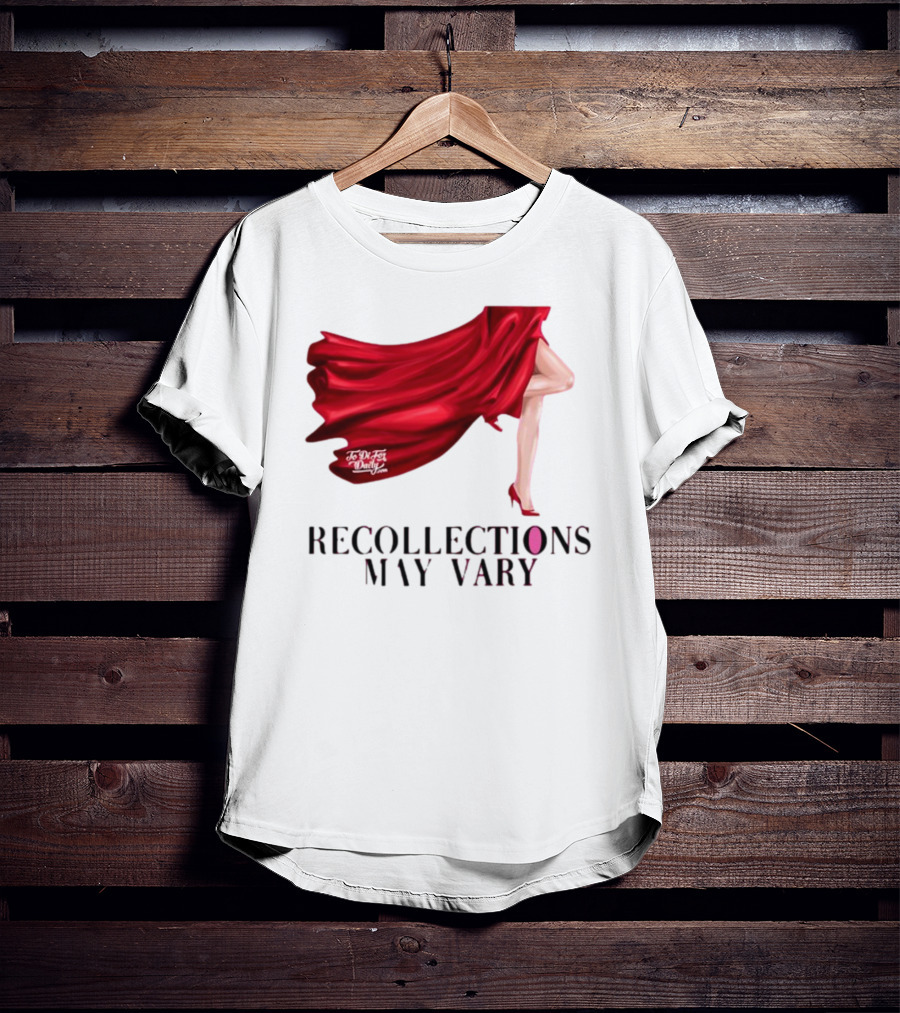 Recollections May Vary Red Dress Princess Of Wales T-Shirt