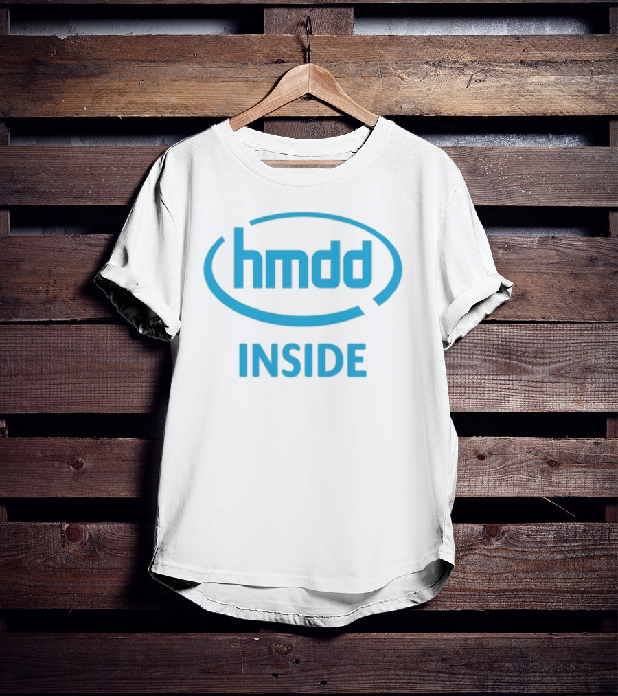 Hmdd Inside Logo Parody Dantebowe Wearing T-Shirt