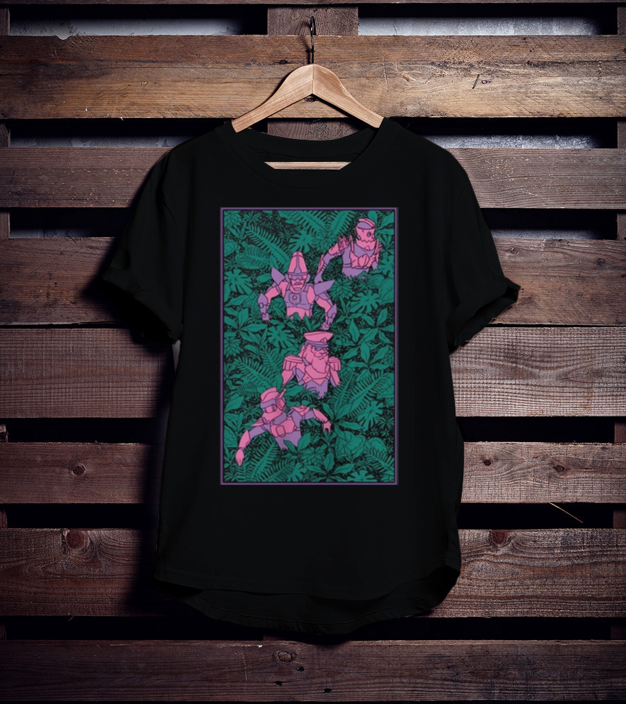 Rainforest Robot Explorers Jungle Expedition T-Shirt