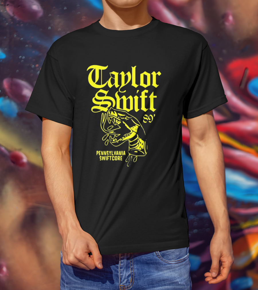 Taylor Swift Pennsylvania Swiftcore 89' Snake T-Shirt