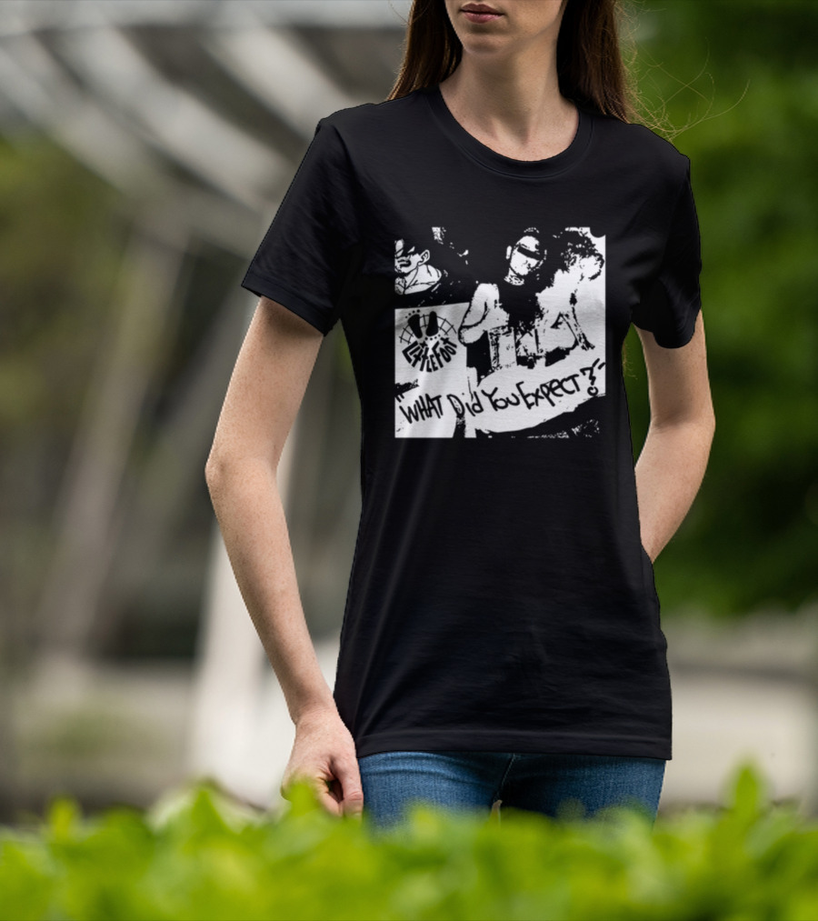 Little Foot What Did You Expect Comic Style Monochrome T-Shirt