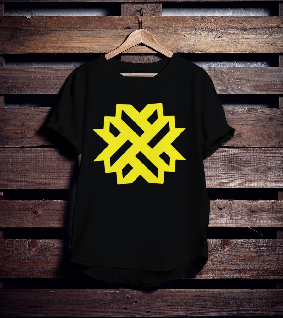 Naturewalkstudio Geometric Yellow Emblem T-Shirt