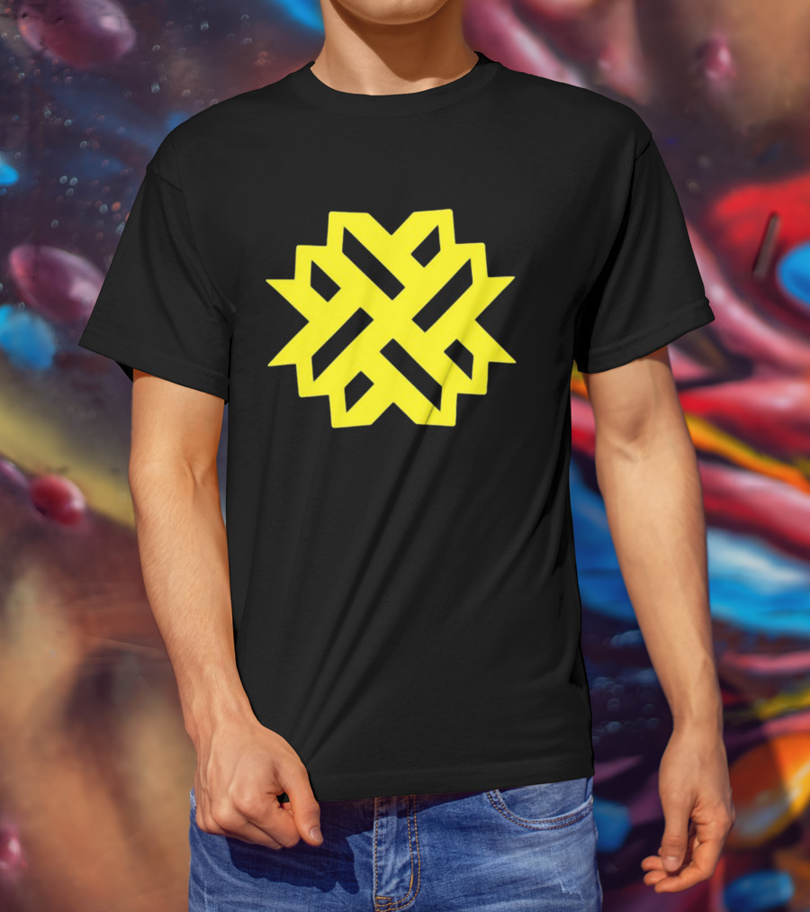 Naturewalkstudio Geometric Yellow Emblem T-Shirt