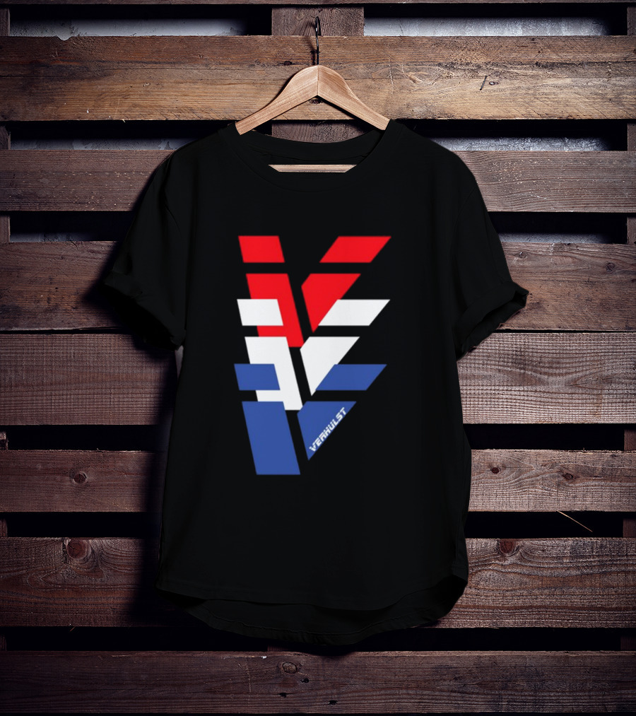 Verhulst V Red White Blue T-Shirt