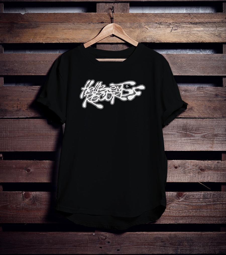 Cloonee Hell Bent Records Stylized Text T-Shirt