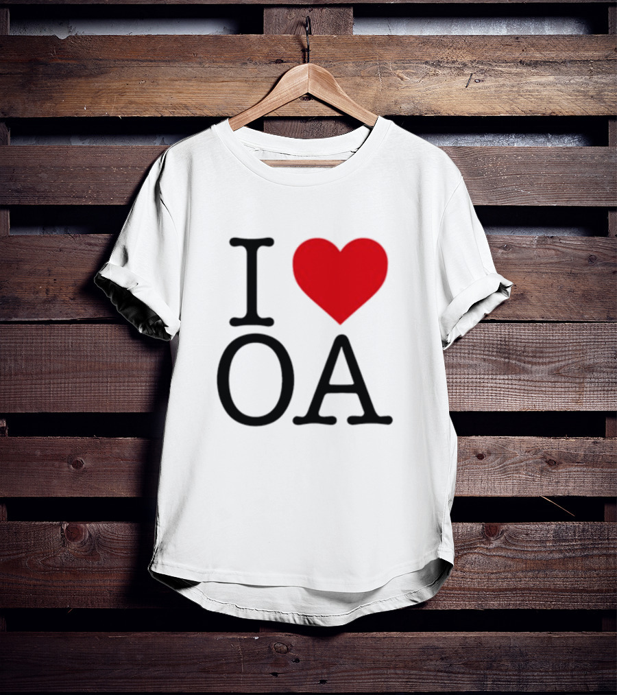 I Heart OA Symbolized Love For OA Movement T-Shirt