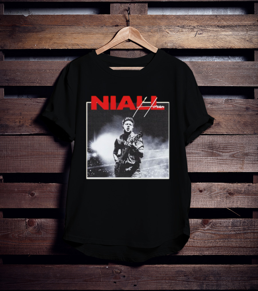 Niall Horan Black And White Concert Performance T-Shirt