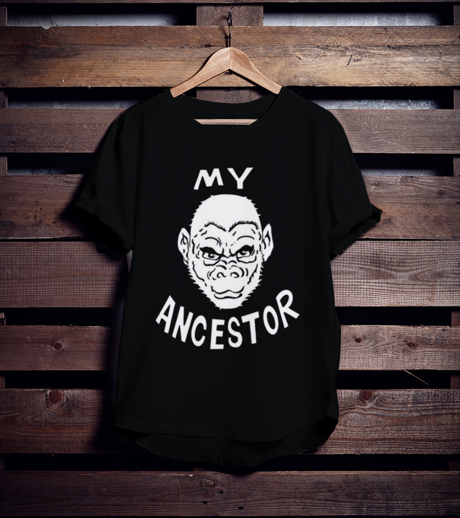 Blaise Ulysse Bernard Collins II My Ancestor Ape Face T-Shirt