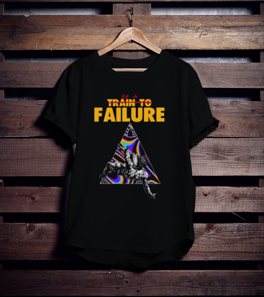 Raskol Apparel Be A Train To Failure Psychedelic Triangle T-Shirt