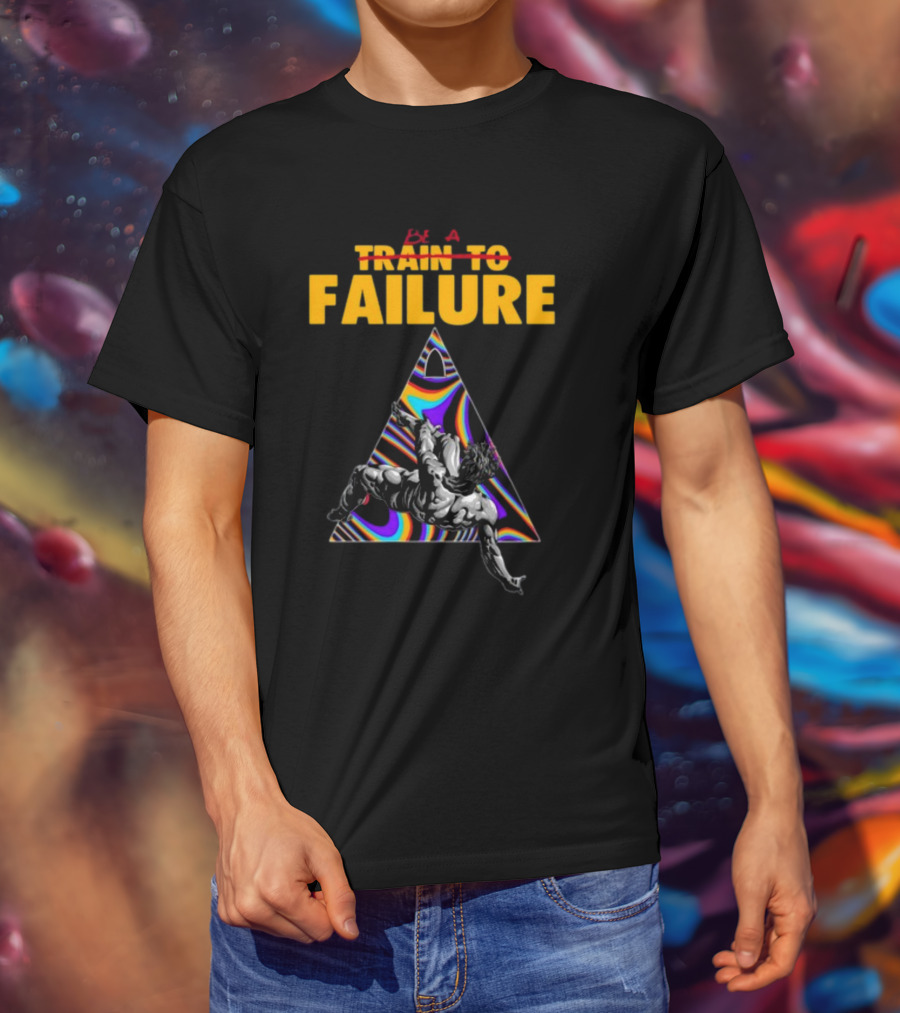 Raskol Apparel Be A Train To Failure Psychedelic Triangle T-Shirt