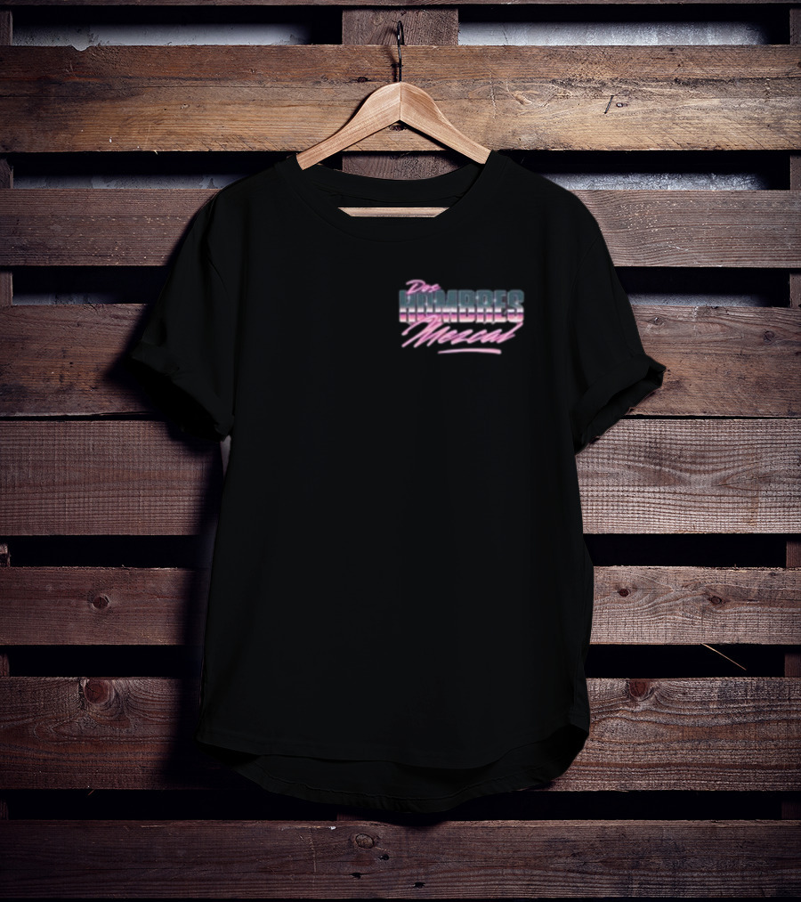 Dos Hombres Mezcal Pink Retro T-Shirt