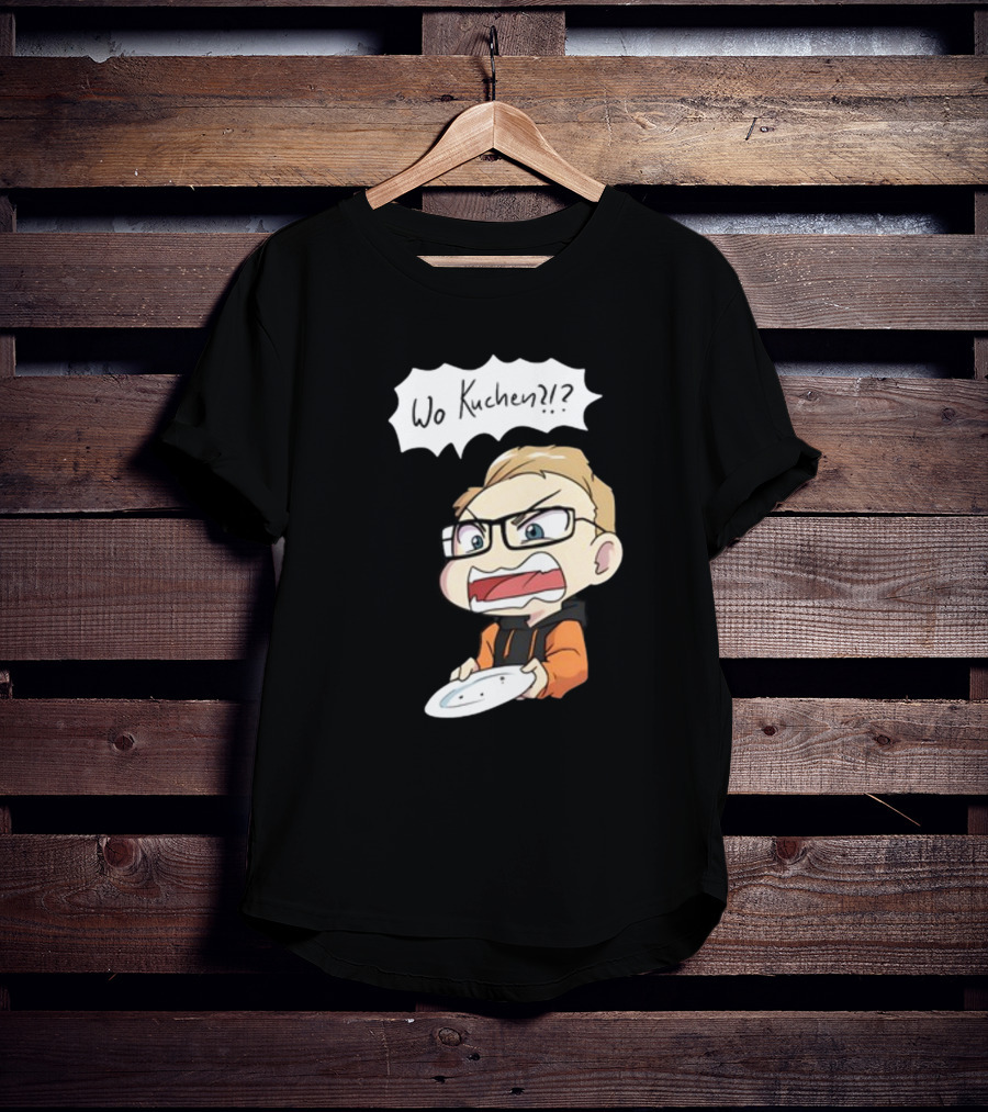 Wo Kuchen Kittycat Cakes Damen Comic Style Character T-Shirt