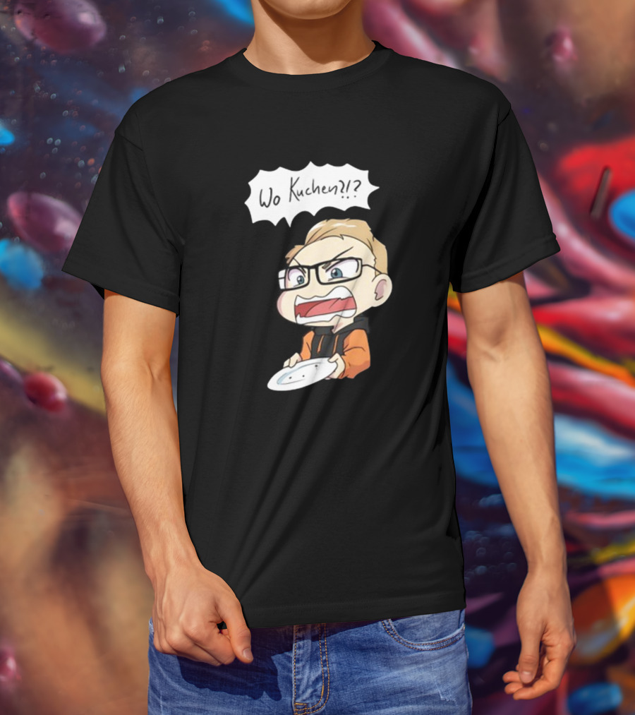 Wo Kuchen Kittycat Cakes Damen Comic Style Character T-Shirt