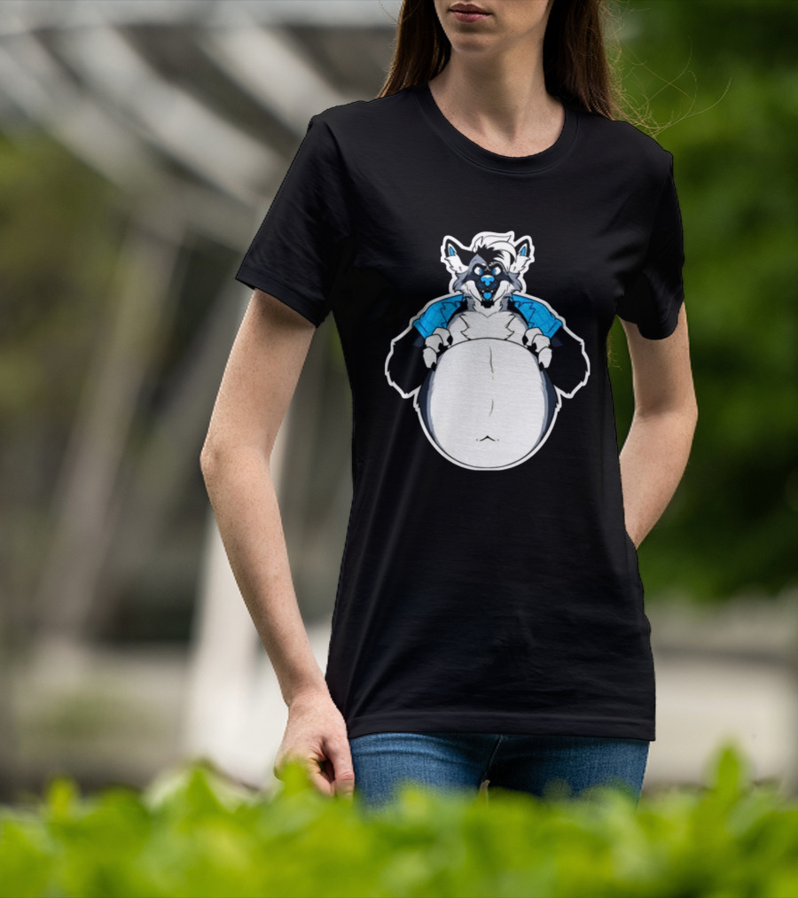 Sloshdog Jax's Cool Wolf Character T-Shirt