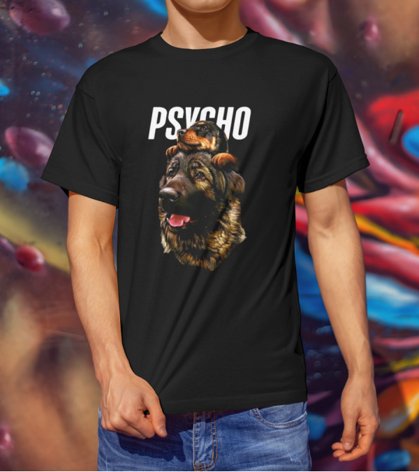 PSYCHO Dog Pair T-Shirt