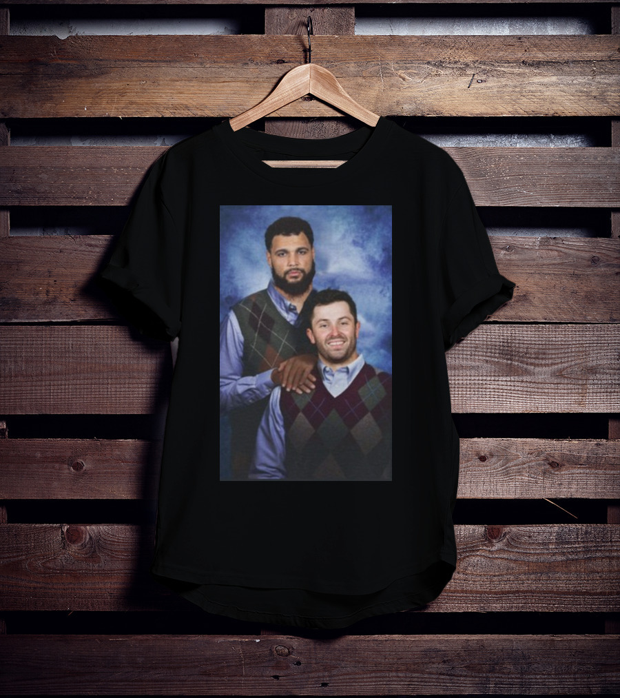 Baker Mayfield And Mike Evans Brothers Family Portrait Sweater Image T-Shirt