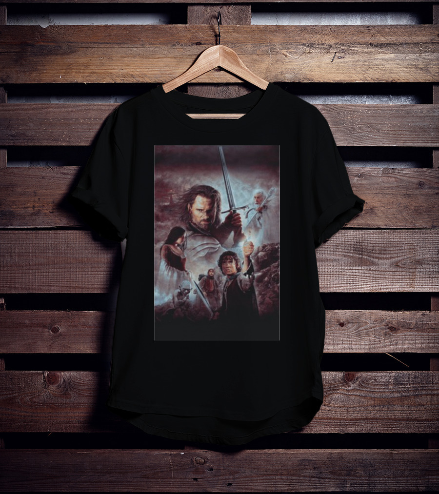 The Lord Of The Rings The Return Of The King Aragorn Frodo Gandalf Movie T-Shirt