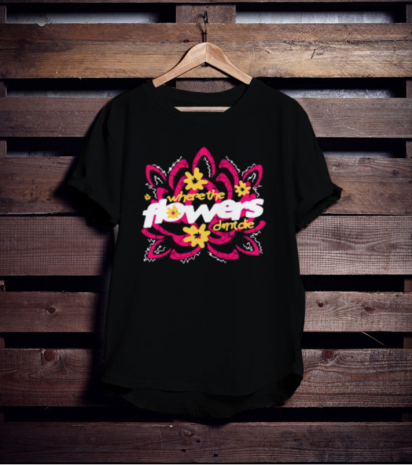 Monaleo Where The Flowers Dont Die Floral Motif T-Shirt